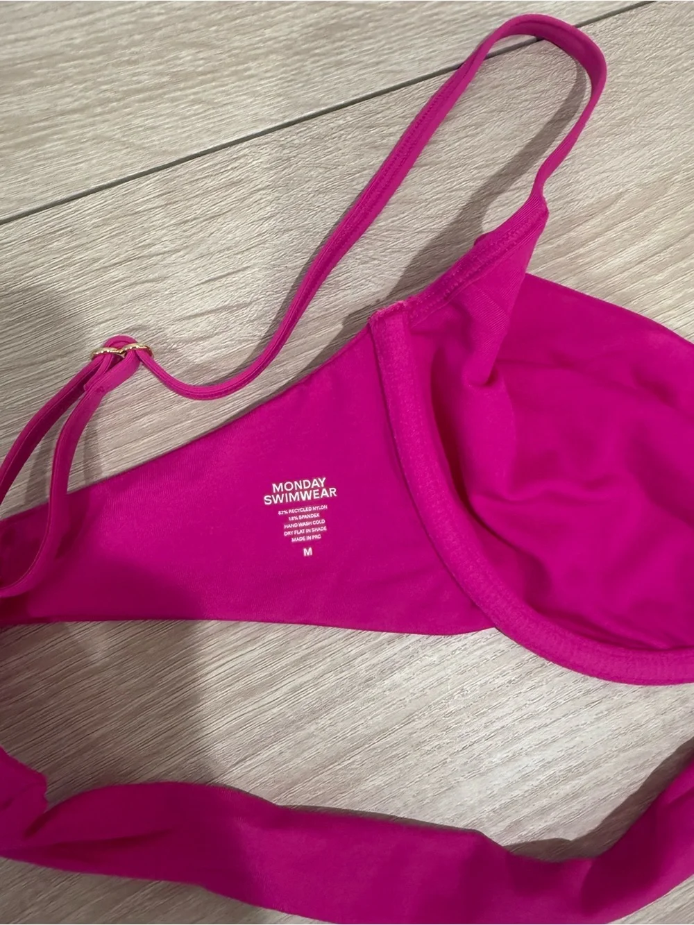 Monday swimwear Fuchsia Pink Underwire Bikini Top